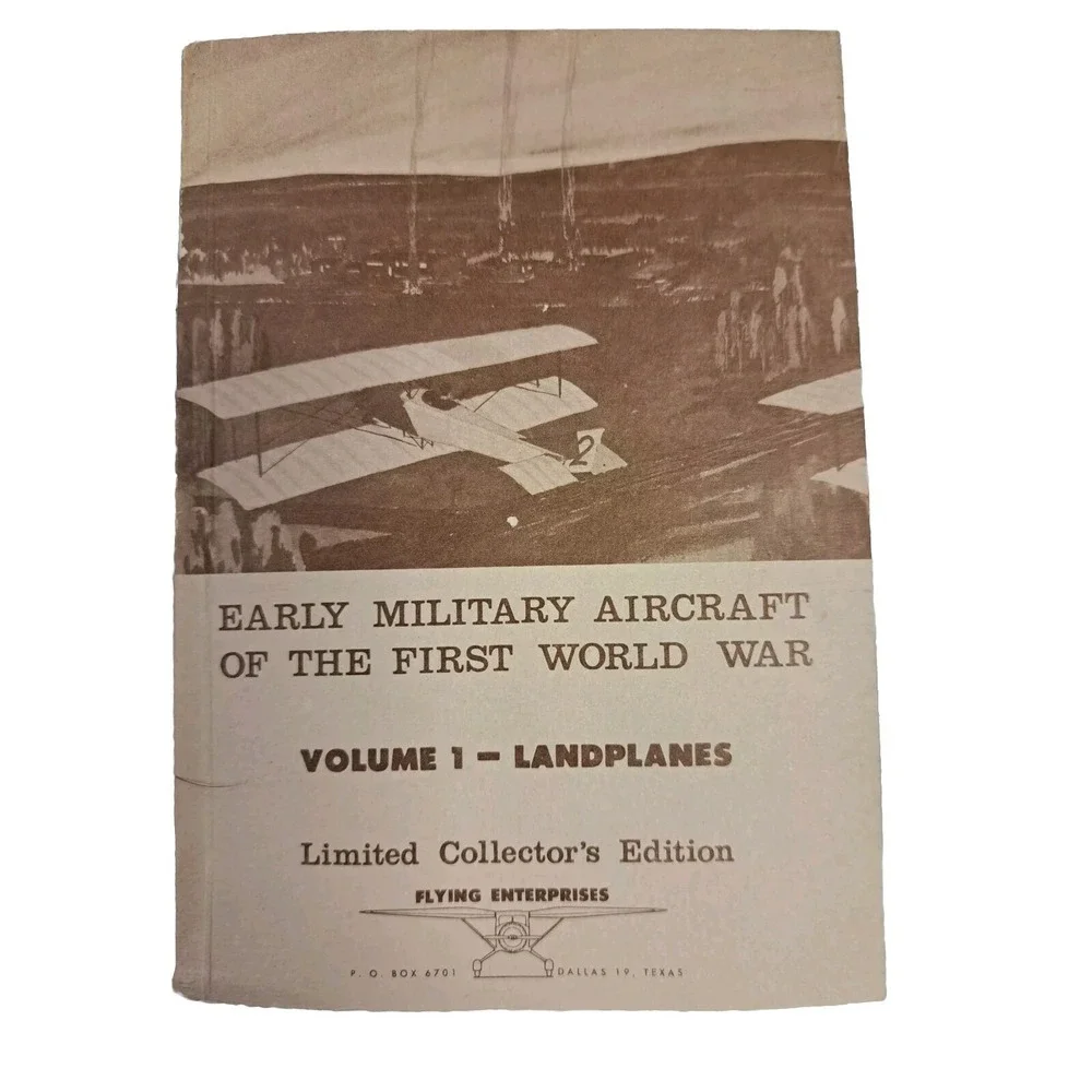 VTG‎ Military Aircraft First World War Book Limited Collectors Edition RARE